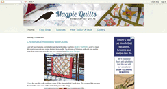 Desktop Screenshot of magpiequilts.com